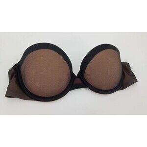 Cosmopolitan Magic Trick Multi-Way Sheer Mesh Underwire Bra 34A Black Nude